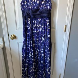 BCBG Purpoe Floral Long dress